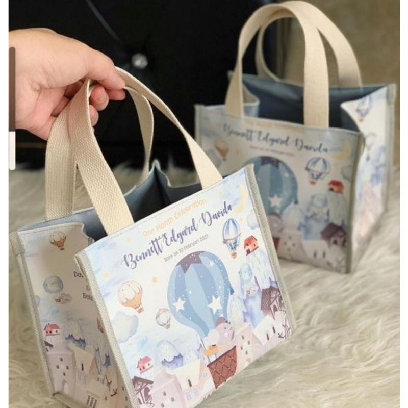 Tas ERICA BAG souvenir kwalitas $PREMIUM$ gambar printing.ukuran 20x15x20 harga 22.000