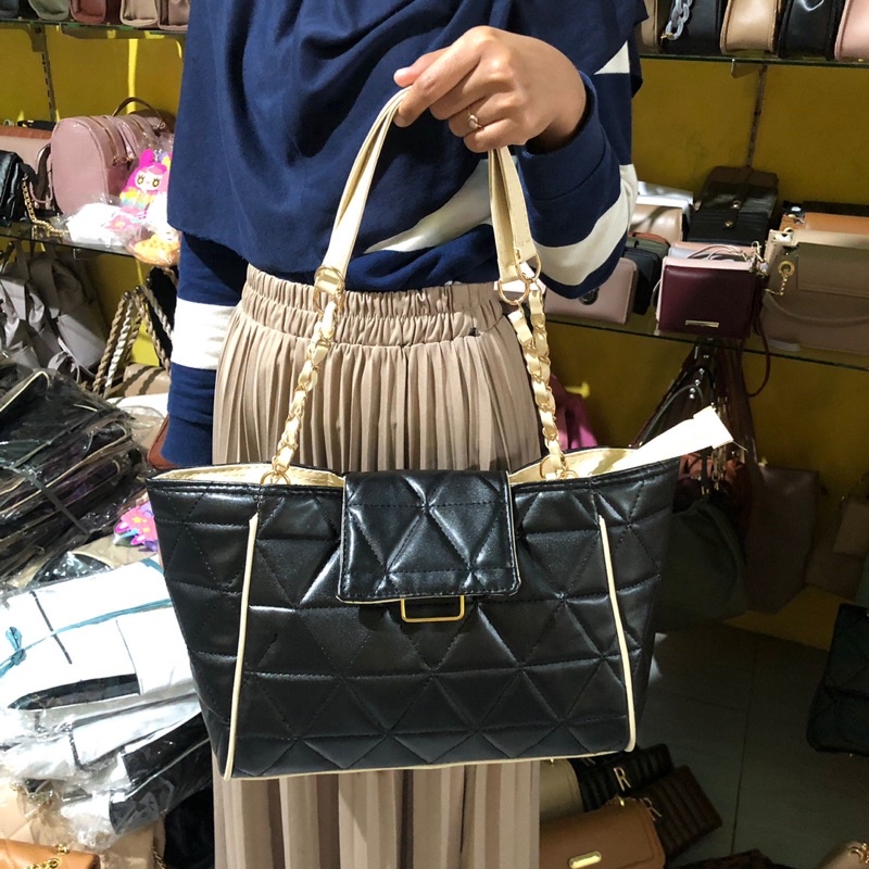 TAS WANITA SHOPPER TERMURAH SIAP KIRIM UKURAN JUMBO