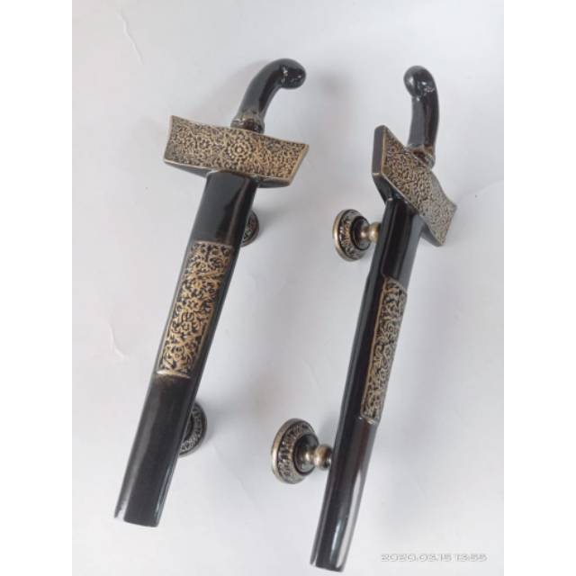 ASLI - HANDLE PINTU RUMAH ANTIK - GAGANG PINTU RUMAH KERIS