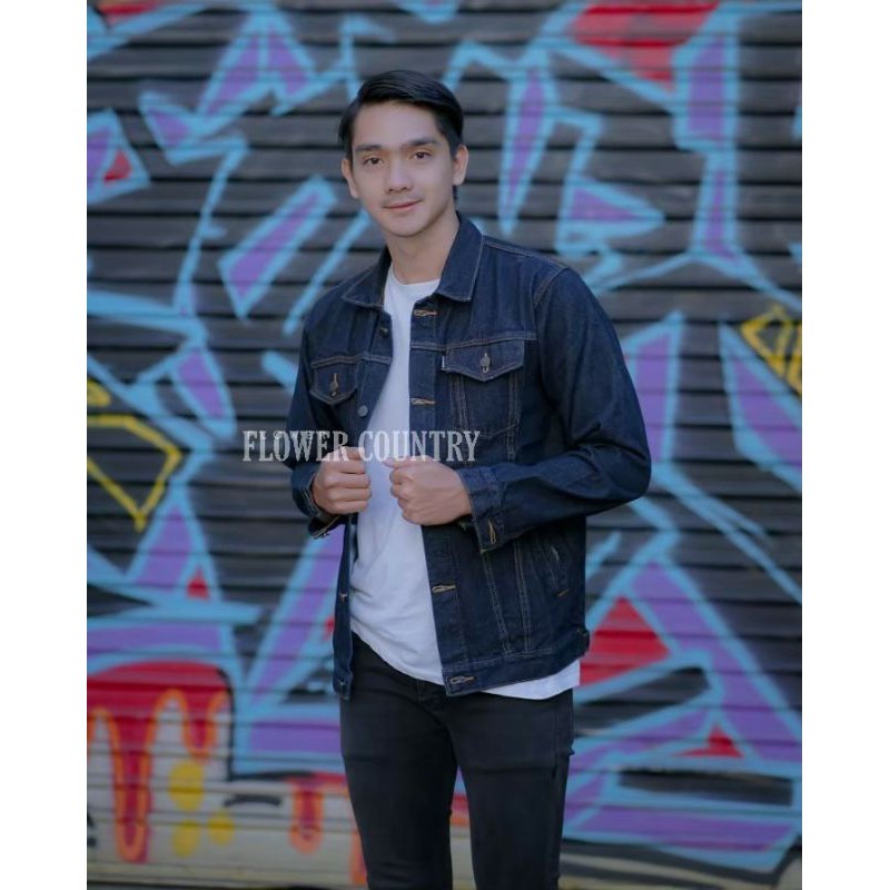 Jaket Jeans Denim Pria Original / Jeans Jacket Casual Keren