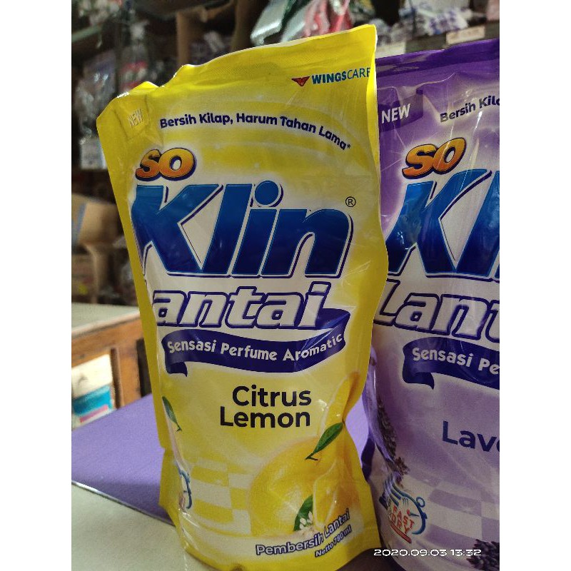 SOKLIN LANTAI REFILL SATU BKS@780 GRAM