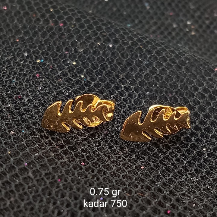 Anting Emas 17K - 0.75 gr Kadar 750 - 987