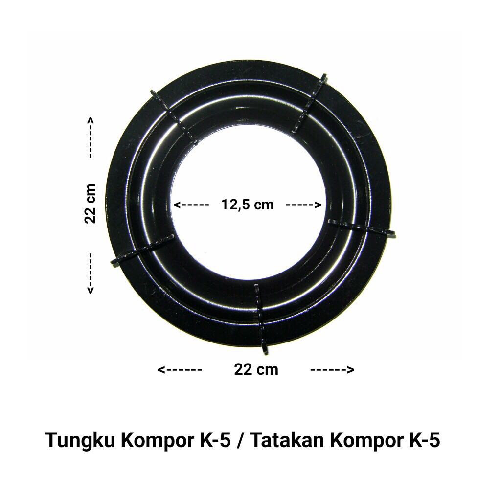 Tatakan kompor kaki 5 / Tungku kompor kaki 5