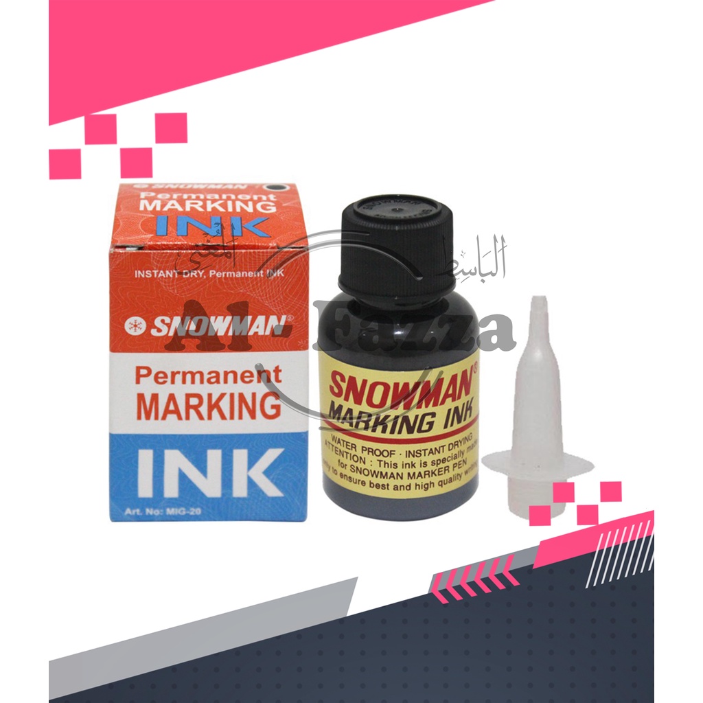 

Tinta Spidol Snowman Permanen & Whiteboard