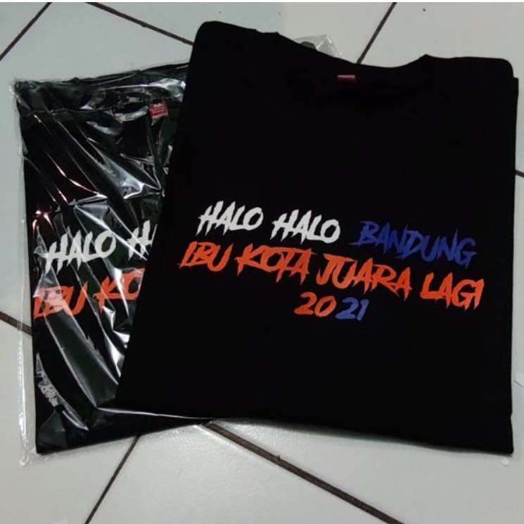 kaos halo halo bandung ibu kota juara lagi,kaos jakmania,kaos persija juara