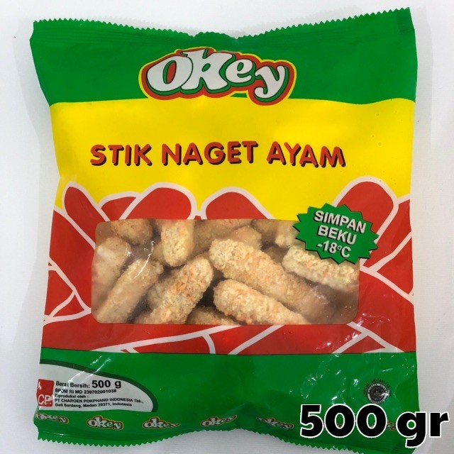 Okey Stik Nugget Ayam 500 Gr Chicken Naget Daging Stick Murah 500gr Frozen Food Beku 100 Halal Shopee Indonesia