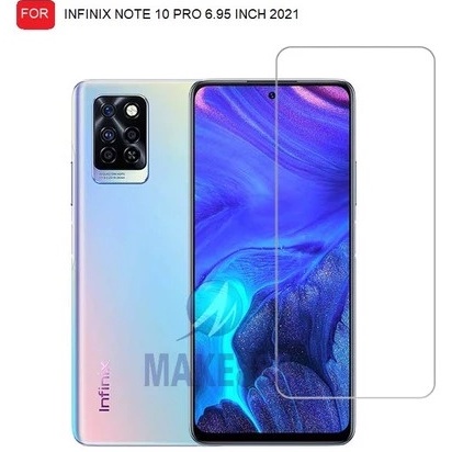 Tempered Glass Infinix Note 8 X692 Note 7 10 10 Pro 6.95 inchi Screen Guard kaca