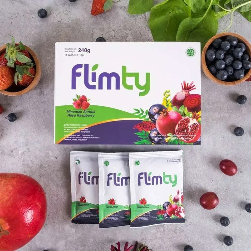 Flimty Fiber | Detox Antidioksidan Satuan / Per sachet