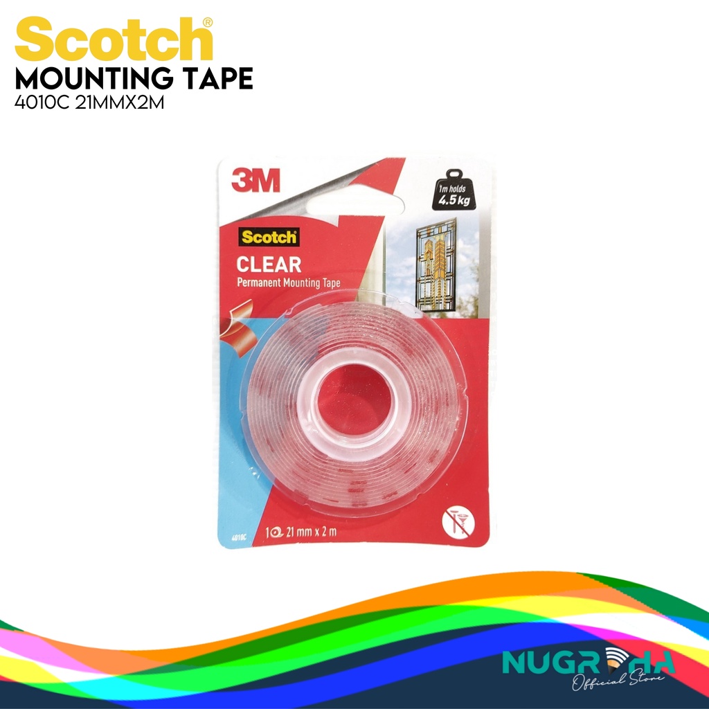 SCOTCH MOUNTING TAPE 4010C 21MMX2M