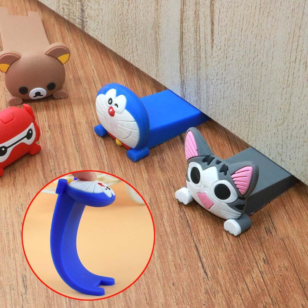 Needway   Doors Stopper Armor Cat Kids Anti-Penjepit Pengaman Perlindungan Anti Jepit Kartun Wedge Door Catcher Block