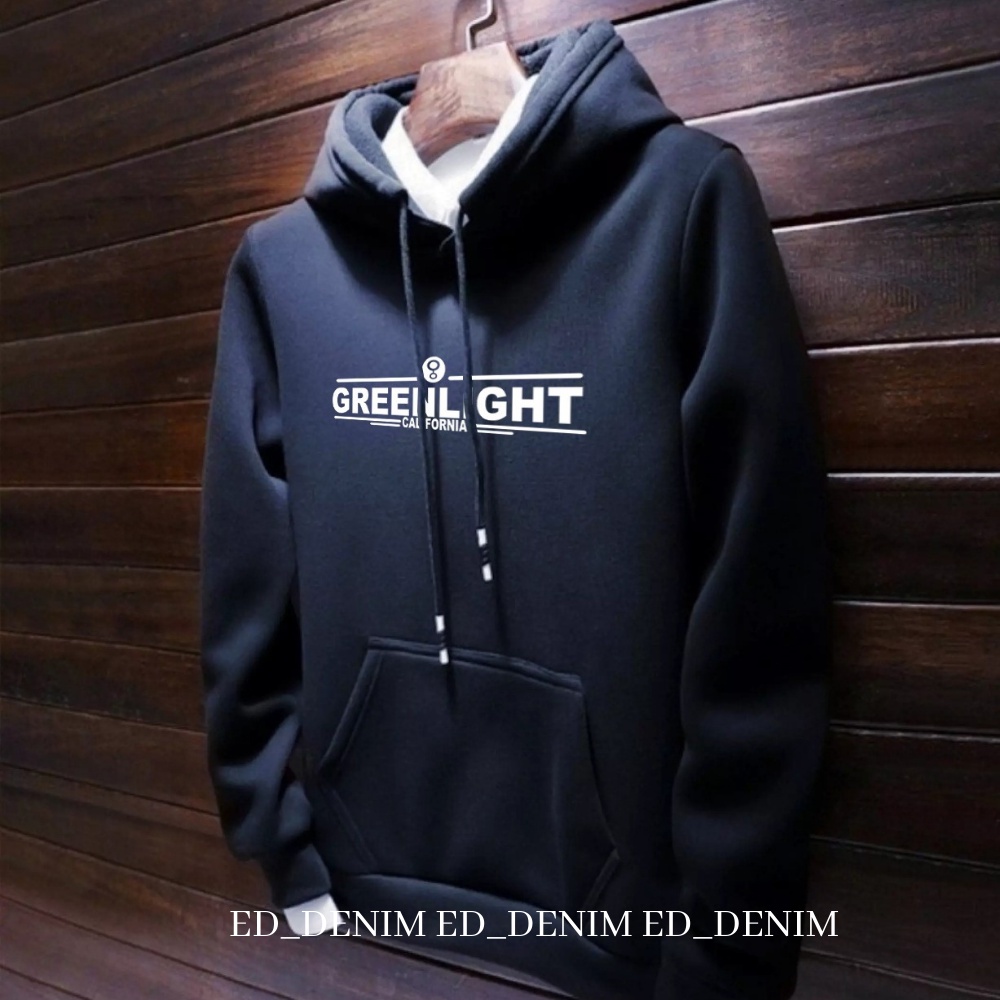 Greenlight Hodie Pria Wanita / Sweter Pria Jumbo M - 3XL / Sweater Pria Keren / Switer Cowok Hoodie Distro