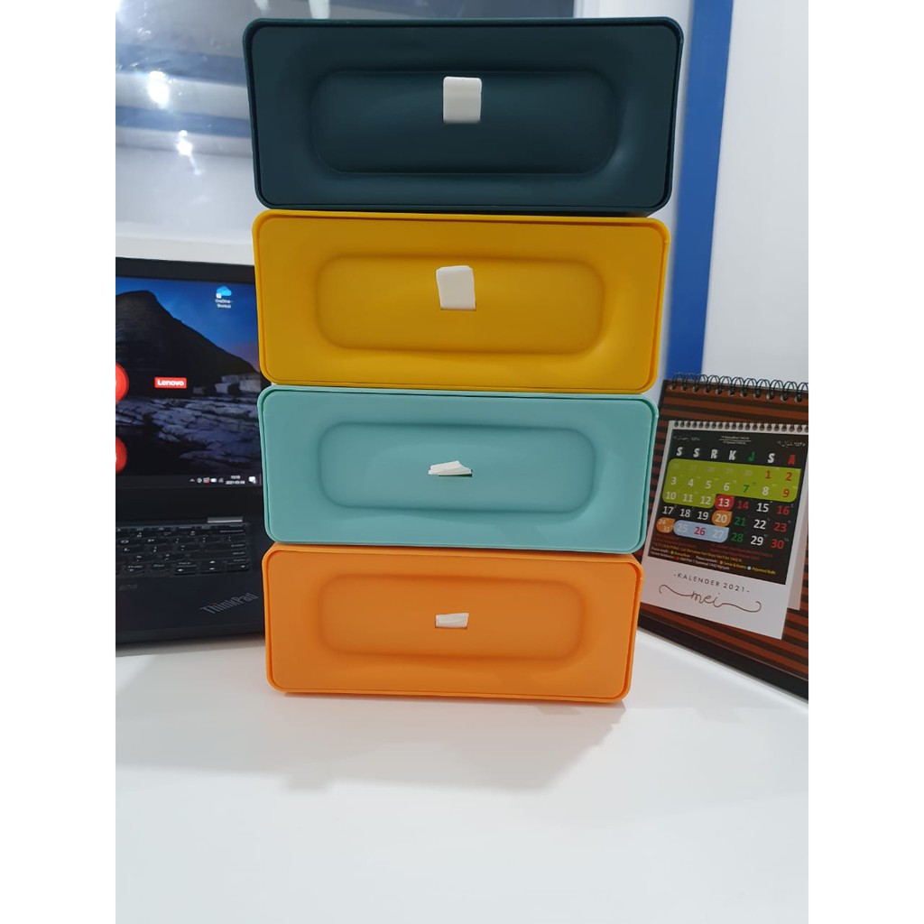 JS2101 Josei Desktop storage box Rak kosmetik Susun Kotak Penyimpanan Laci Storage