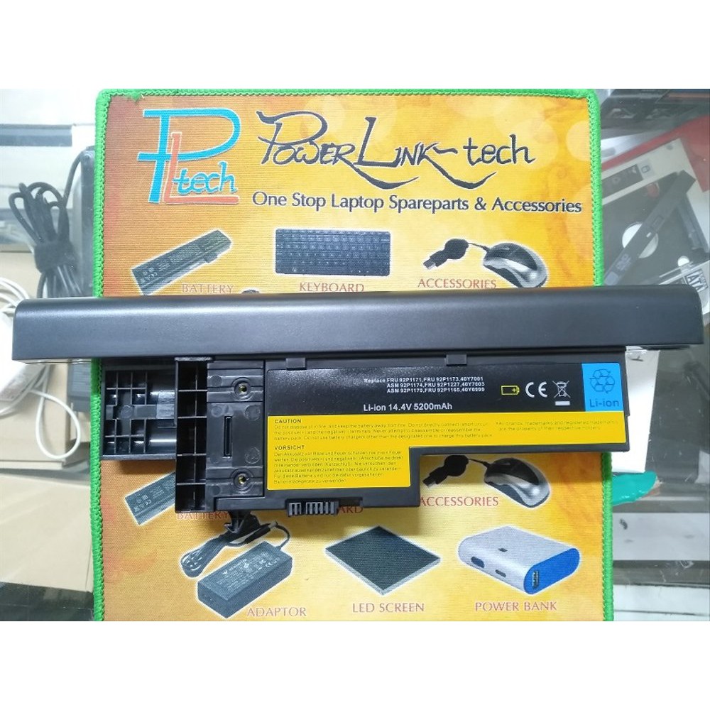 BATERAI BATTERY IBM LENOVO THINKPAD X60 X60S X61 X61S SERIES FRU ASM 40Y6999 40Y7001 40Y7003 92P1170