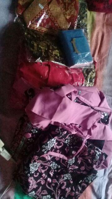 Batik Couple Anak Mega Kekinian Pakaian Kerja Kantor Kondangan Murah Seragaman