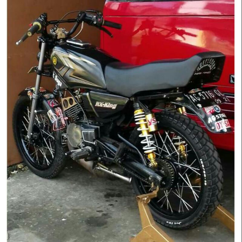 striping sticker lis body yamaha rx king 2004 gold