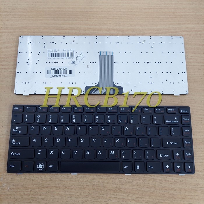 Keyboard LAPTOP LEN G480 G485 V480 V485 B480 B485 HITAM 3 BAUT -HRCB