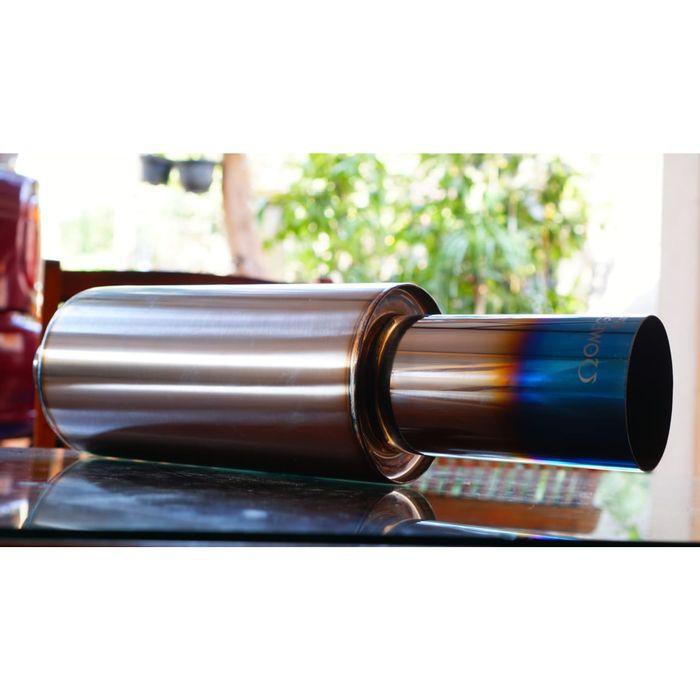 *Otomotif* Knalpot Omega Titan R1 Original - Muffler Omega Titan R1 BURN TIP