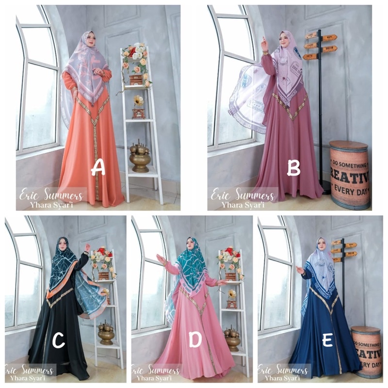 PO BUSANA GAMIS YHARA SYARI By Eric Summer Ori