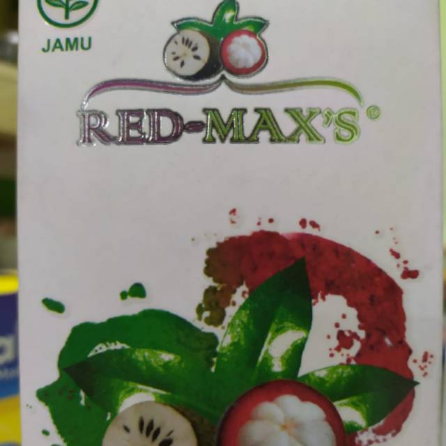 

Red max s jus kulit manggis dan sirsak original