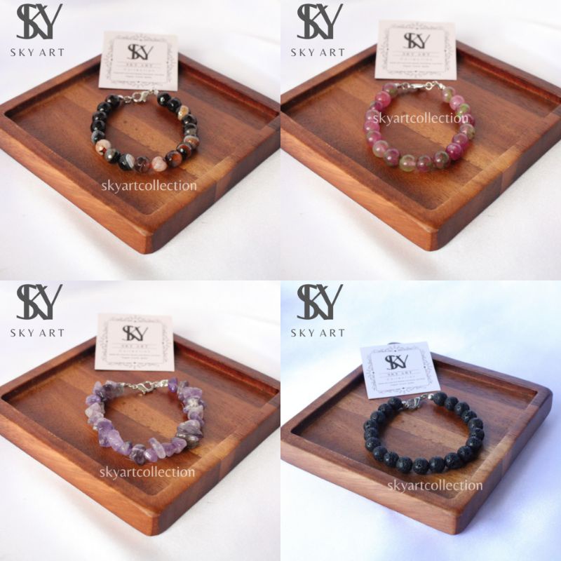 GELANG BATU PERMATA//BRACELET GEMSTONE//BATU ALAM//BATU PERMATA
