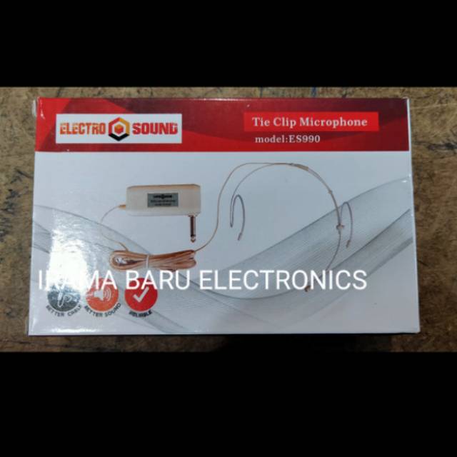 Mic Headset Electrosound ES 990 Sensitive Condensor Microphone SALE
