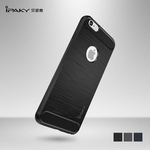 CASE SLIM FIT CARBON IPAKY IPHONE 6 6S 6G SOFTCASE - FA