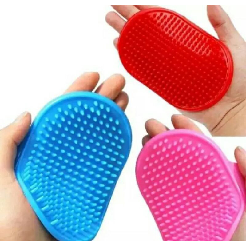 sikat|sisir karet|sisir bulu kucing dan pijat grooming sikat kucing