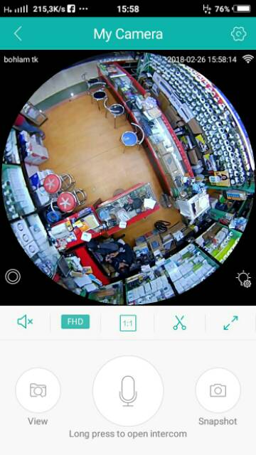 PROMO BOHLAM CCTV WIFI PANORAMA CAMERA 3MP