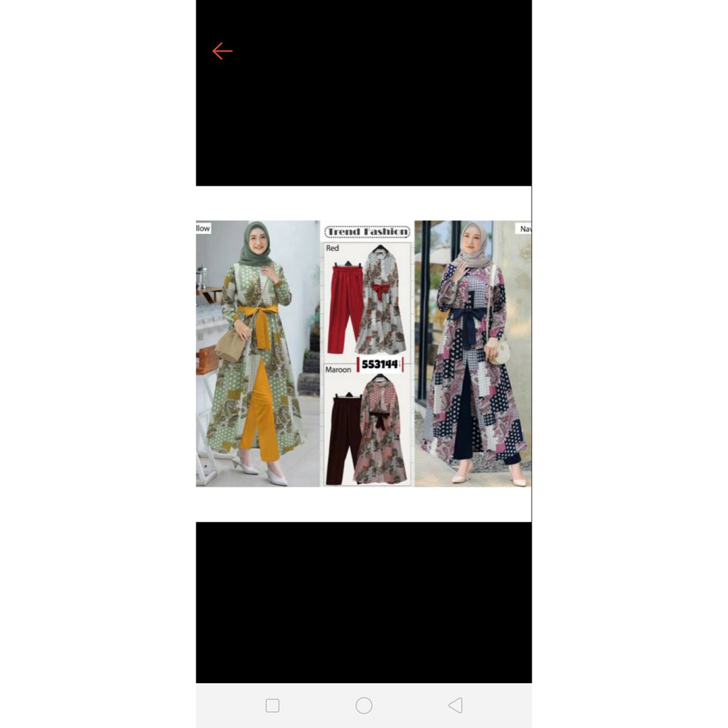 Setelan celana gamis