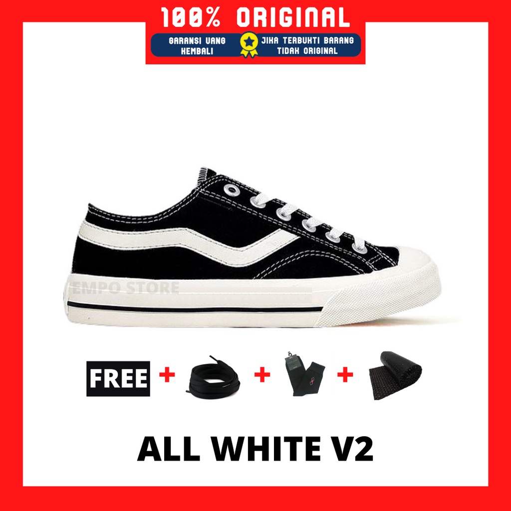 Original Not Sepatu Ventela Public Low Sneakers Lokal Casual Pria dan Wanita