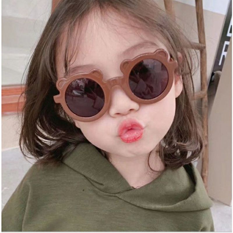 Kaca Mata Anak New Trend / Kacamata Fashion Anak Unisex Terbaru Model Telinga Beruang