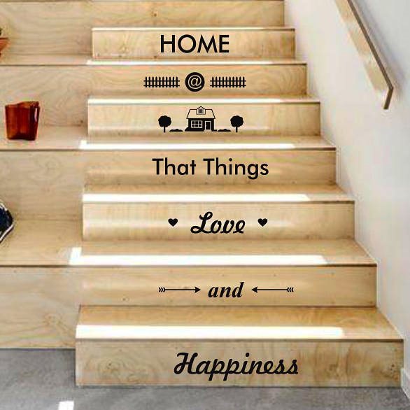 Jual Sticker Tangga Stiker Tangga Naik Turun Wallsticker Ladder Motif Quotes Shopee Indonesia