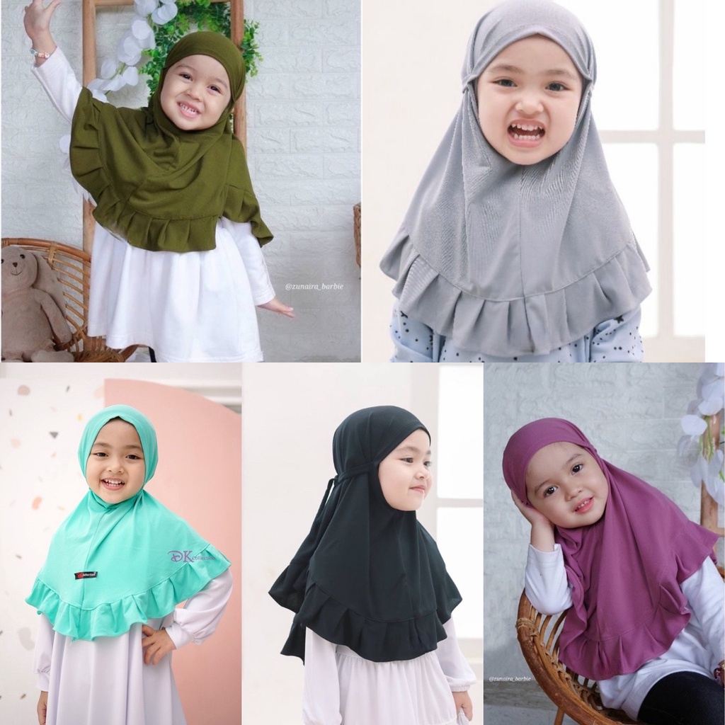 Hijab anak instant Ameera ori DK Colection