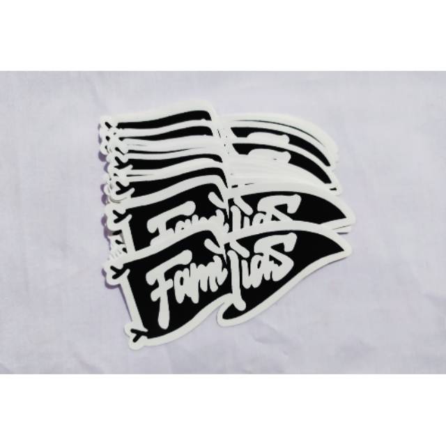 

Stiker brand stiker distro familias bahan graftac anti air