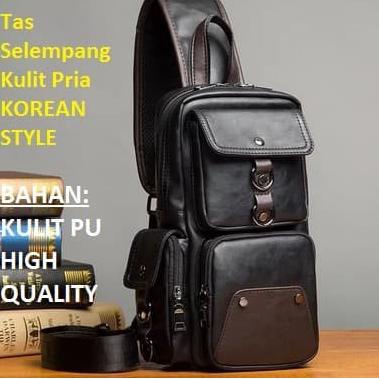 Tas Selempang Pria Kulit 9852
