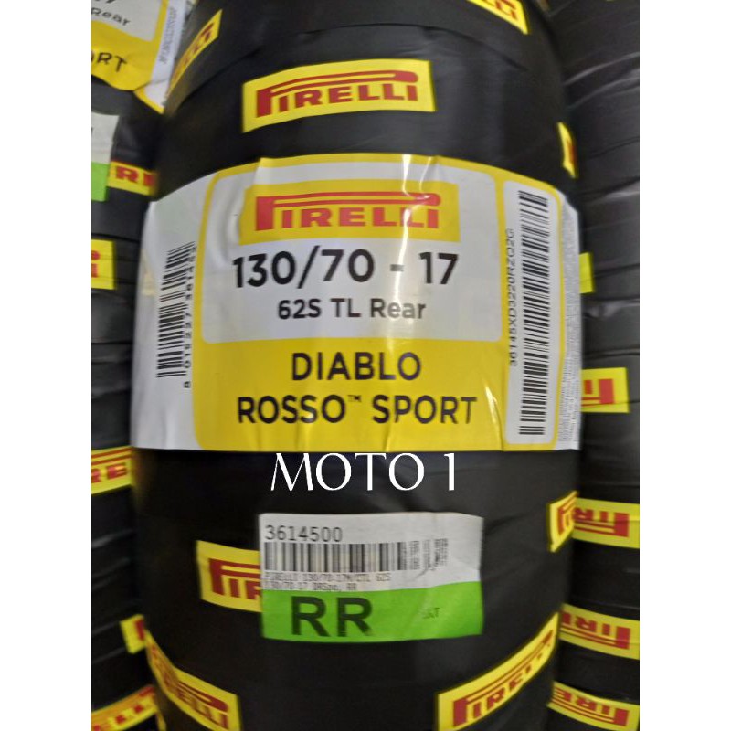 [DOT 2022] BAN PIRELLI 130/70-17 DIABLO ROSSO SPORT