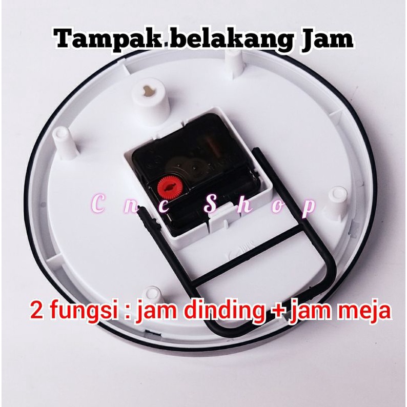 Jam Dinding/ Jam Meja Ontime New diameter 20cm Minimalis Murah