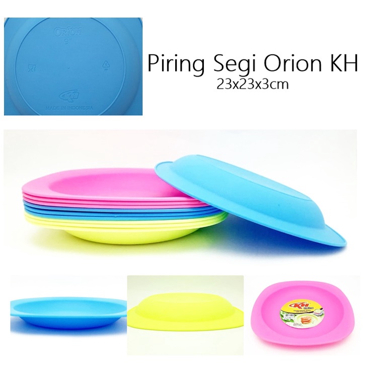 Piring Segi Orion KH 23cm