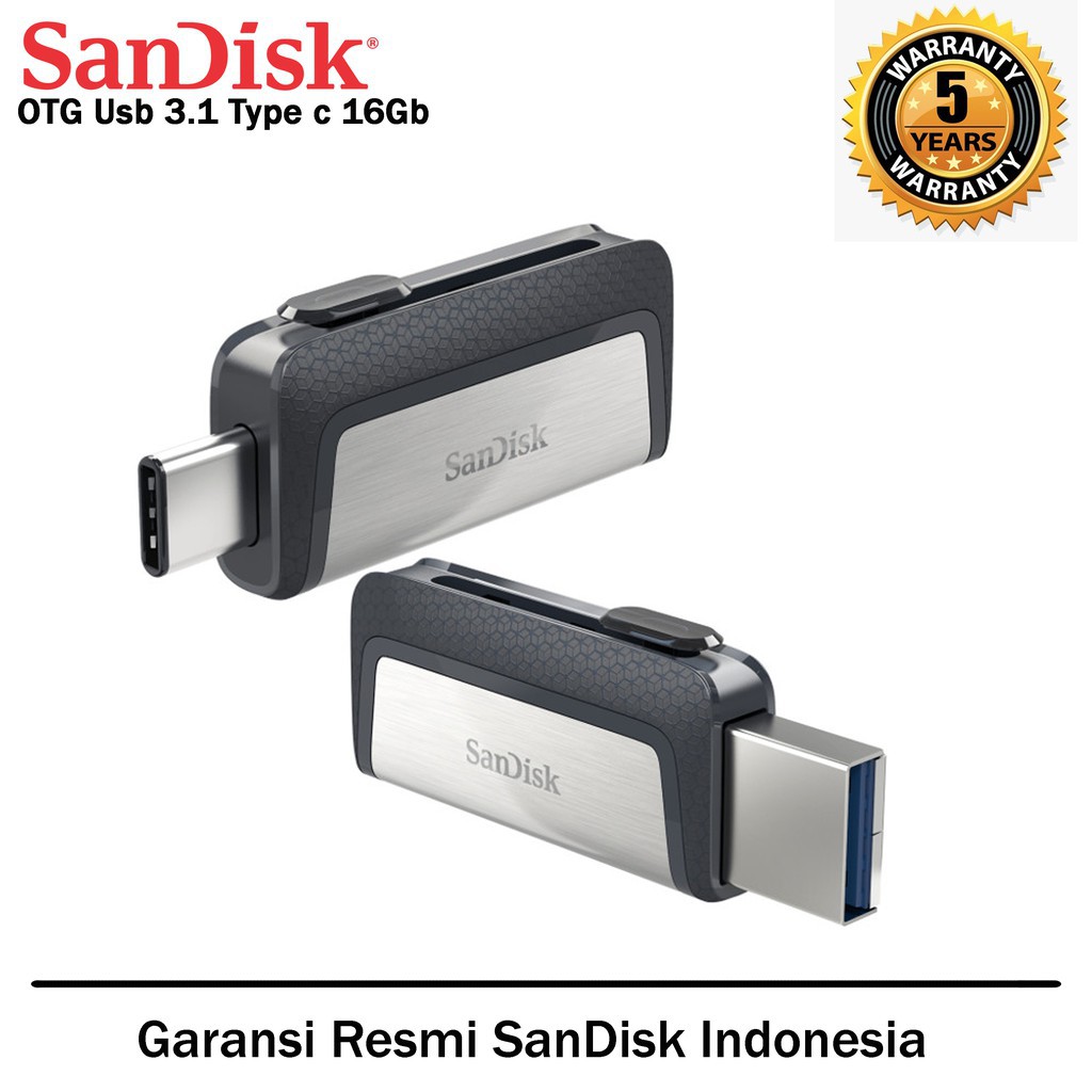 Sandisk OTG 16GB USB Type-C USB 3.1 Ultra Dual Drive ( Sdddc2 16Gb )