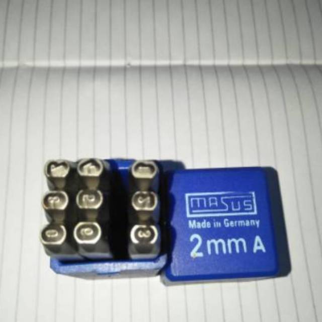 

Best Seller MASUS Germany Angka Ketok 2 mm Stamp Punch Figure 0-9