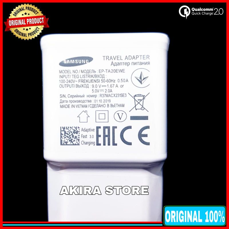 Charger Samsung Galaxy A13 A23 A03s A32 5G ORIGINAL 100% Fast Charging Type C