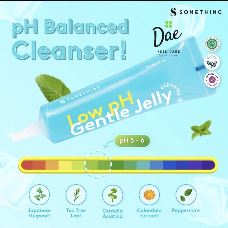 SOMETHINC Low pH Gentle Jelly Cleanser Pembersih Wajah Muka Penghilang Jerawat Kulit Sensitif