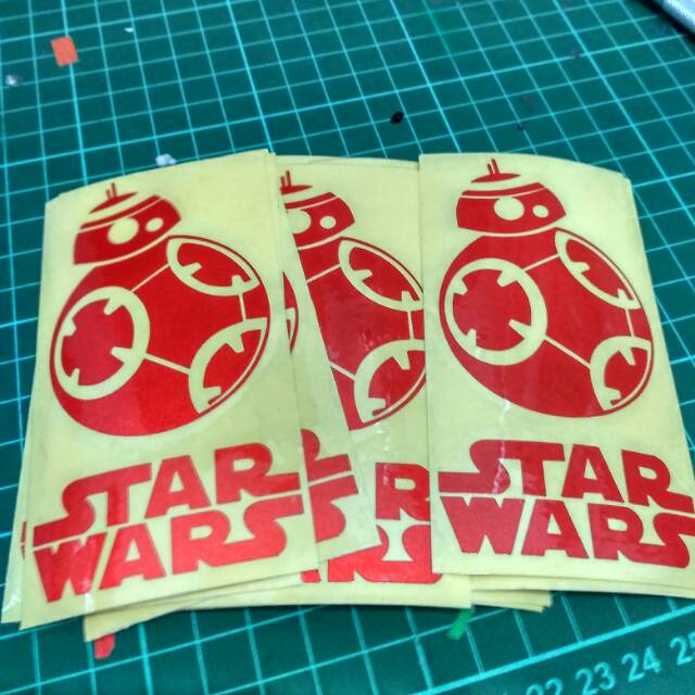 

Sticker cutting BB-8 starwars