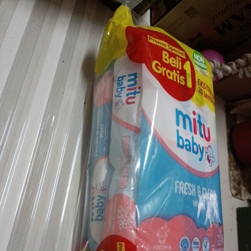 TISU BASAH MITU Buy1get1 @40+10 SHEET