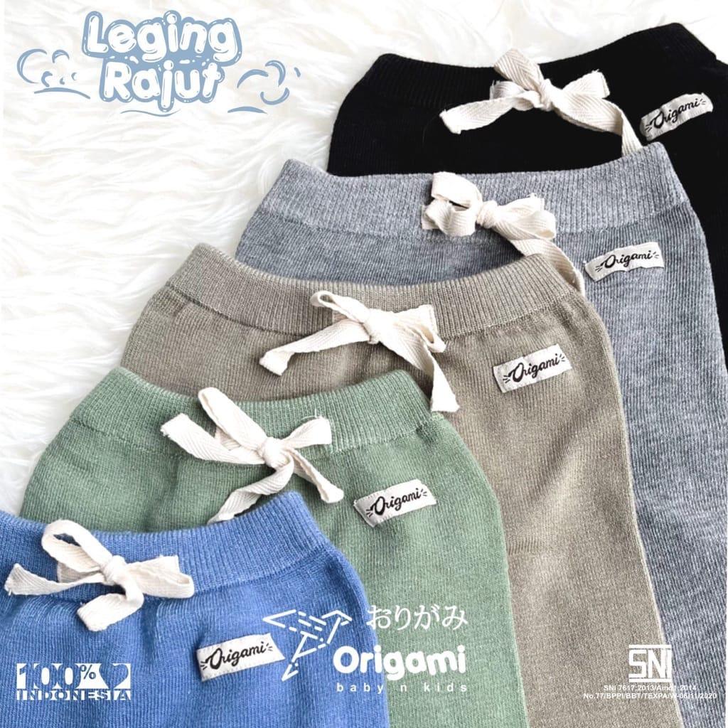 Origami Legging Rajut Baby