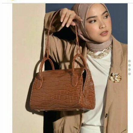 Berlin Bag Croco Brick by @heylocal.id