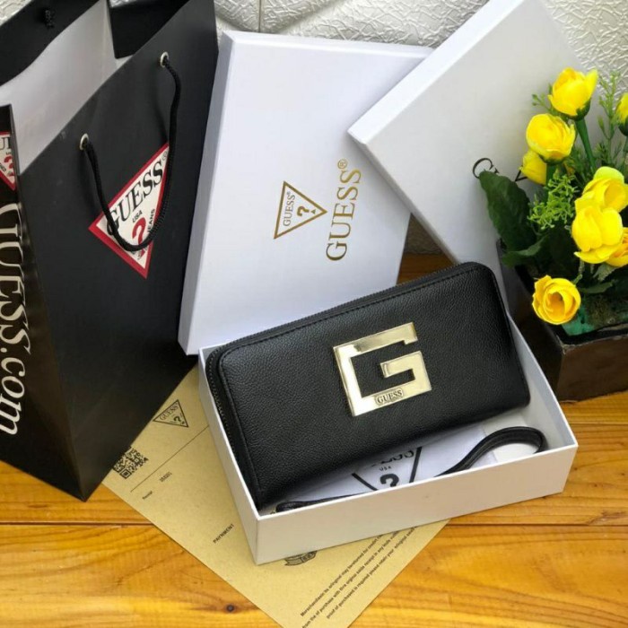 

(TERLARIS) Dompet Gues Premium Free Box dan Paperbag - Hitam