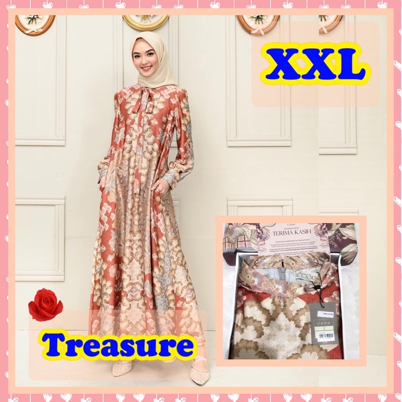 (READY/SIAP KIRIM) AVA DRESS WEARINGKLAMBY TREASURE (XXL) | CLEMIRA, VALERIE NIRMALA ALYSSA CLARISSA