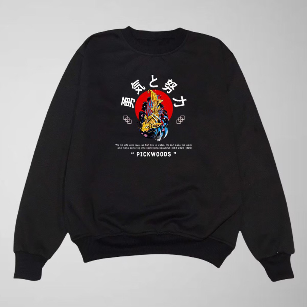 CREWNECK PRIA ORIGINAL BGOODS NEWBRON / SWEATER CREWNECK PRIA DAN WANITA