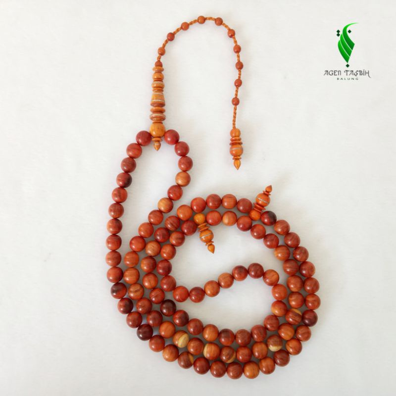 Tasbih Kayu Secang Jumbo Super Size 12mm ORIGINAL, Tasbih Kayu Langka Bertuah Nusantara